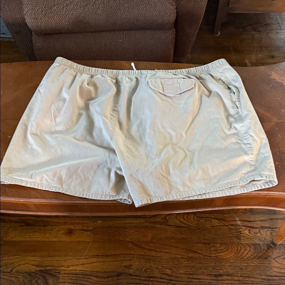 Izod Men’s Shorts 2XL Beige Tan Drawstring